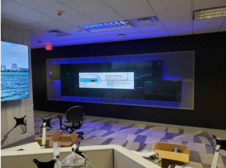 Large Scale Video Wall Installation