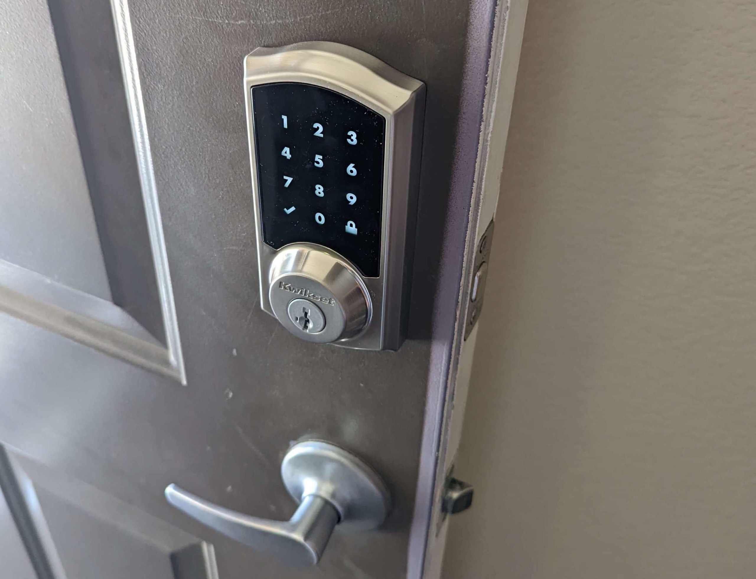 Digital Apartment Door Lock Installation