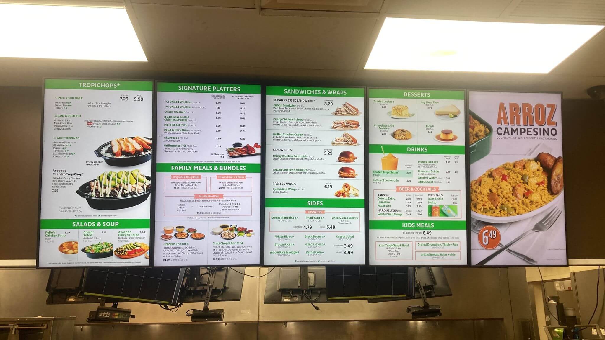 digital menu board swap rollout