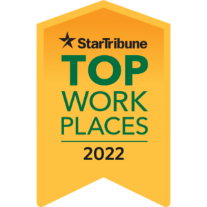 Star Tribune top work places 2022 banner